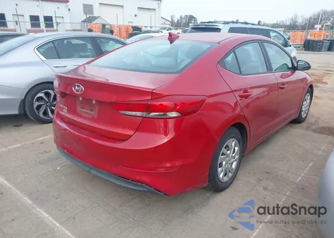2017 Hyundai Elantra Se from USA, damaged, VIN 5NPD74LF6HH184508
